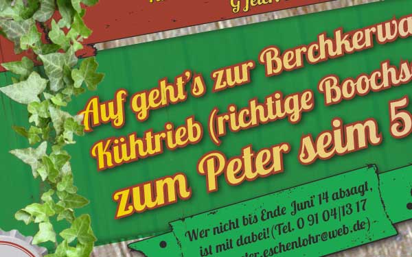 Einladung Peter